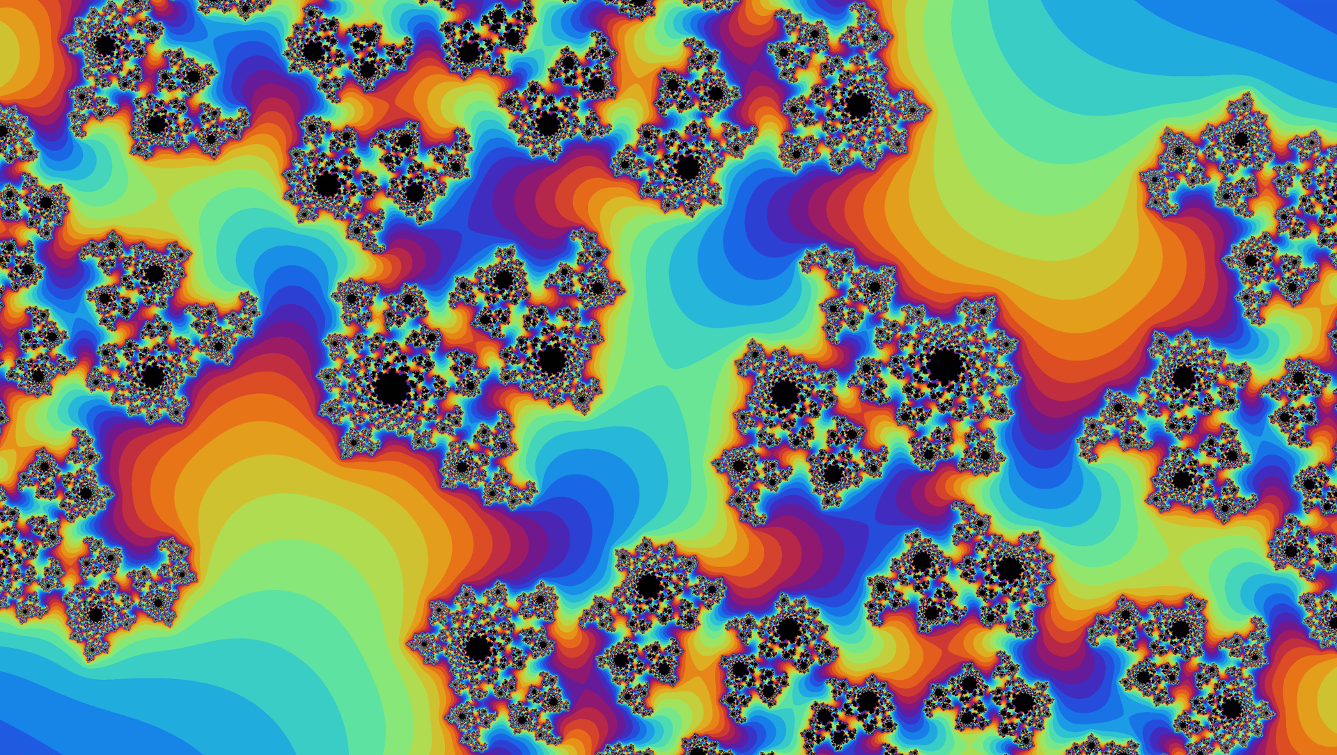 Fractal image of a Julia set